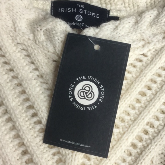 Sold Irish store merino wool pullover detailed collar - Picture 12 of 13